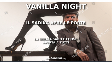 VANILLA OPEN SADO NIGHT - ULTIMA SERATA